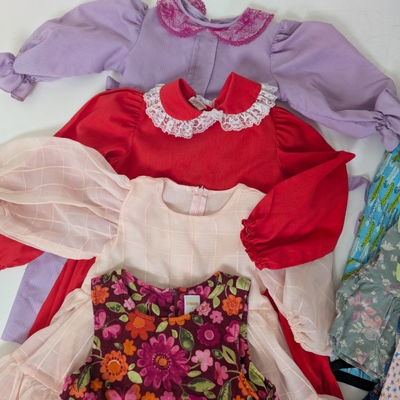 Girls Vintage Bundle of Clothes Dresses Skirt Jacket Converse Pyjamas Sundress - Picture 3 of 10